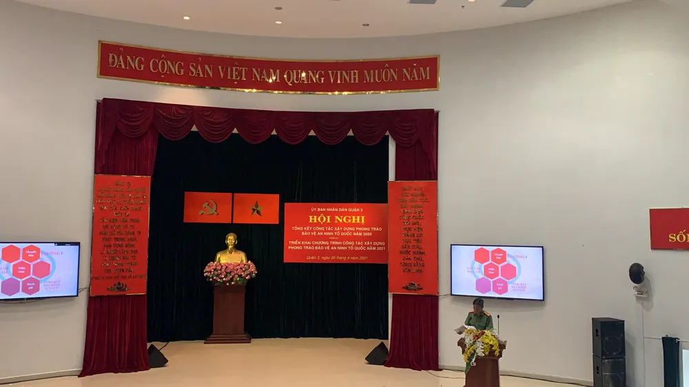 Quận 3 thực hiện tốt các phong trào bảo vệ an ninh Tổ quốc ảnh 1