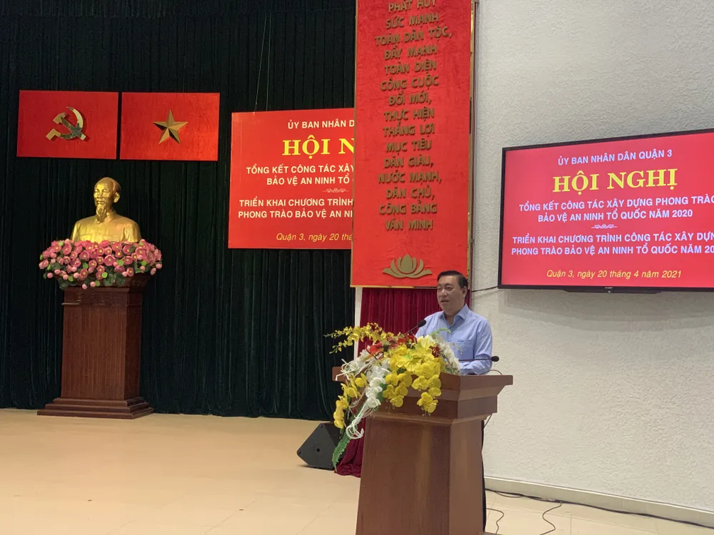 Quận 3 thực hiện tốt các phong trào bảo vệ an ninh Tổ quốc ảnh 4
