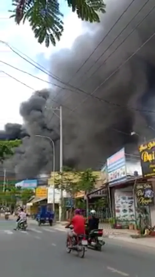 Cửa hàng sơn ở huyện Bình Chánh cháy lan sang nhà dân ảnh 3