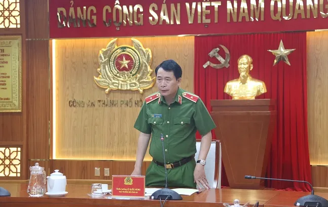 Thứ trưởng Bộ Công an Lê Quốc Hùng làm việc với Công an TPHCM về công tác PCCC&CNCH ảnh 3