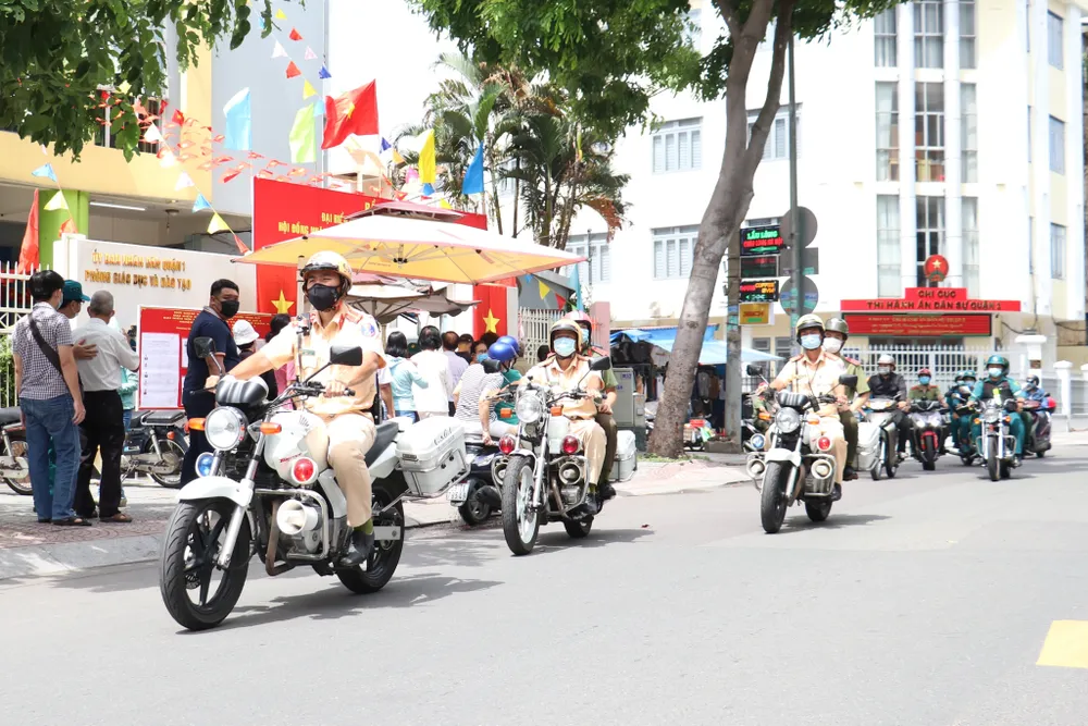 Công an TPHCM đảm bảo tuyệt đối an toàn bầu cử ảnh 2