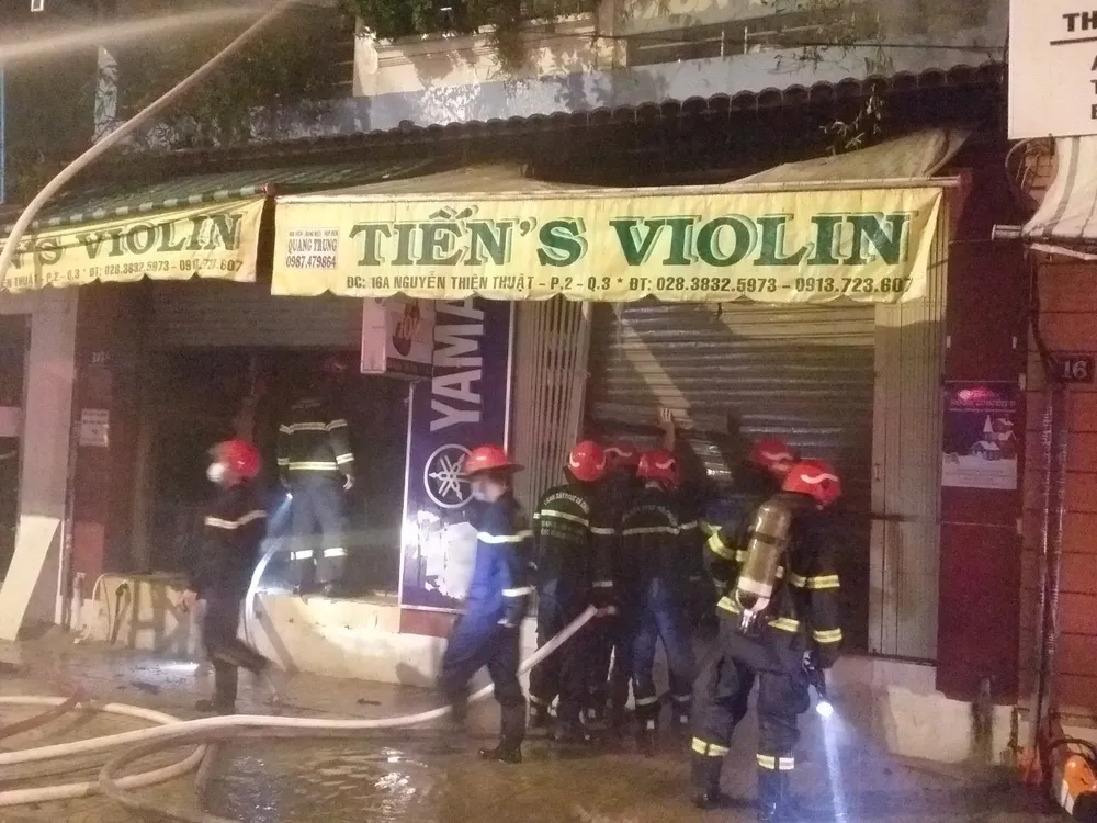 Vụ cháy nhà ở đường Nguyễn Thiện Thuật khiến hai người tử vong ảnh 1