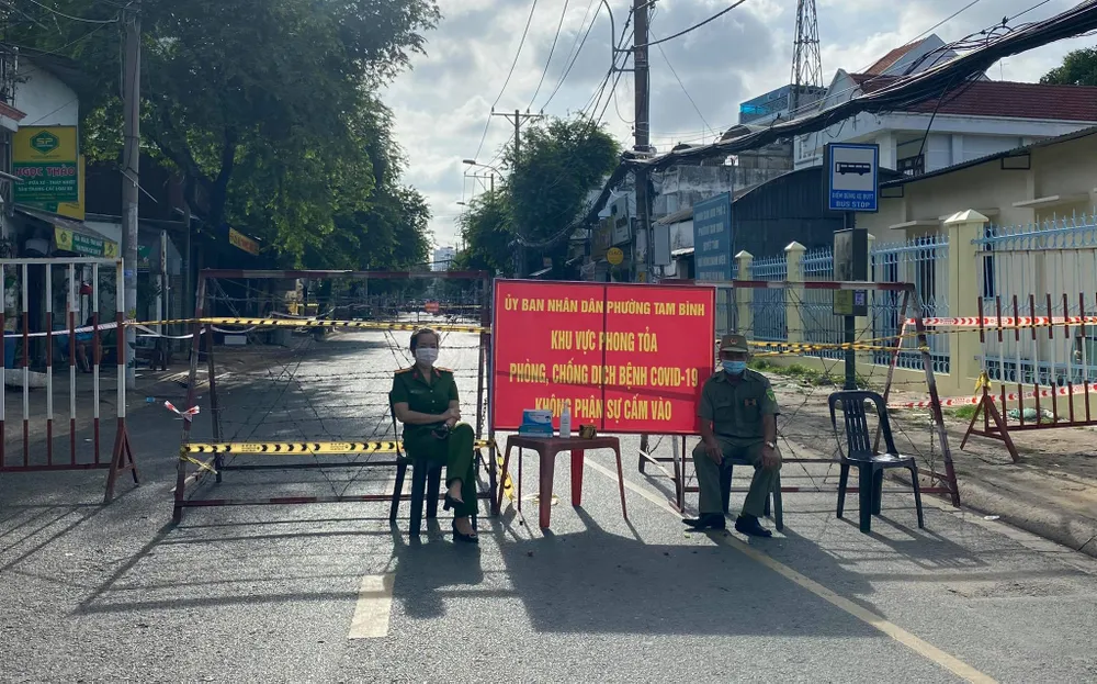 Phong tỏa, cách ly hẻm 129 đường Tam Châu, phường Tam Bình, TP Thủ Đức ảnh 2