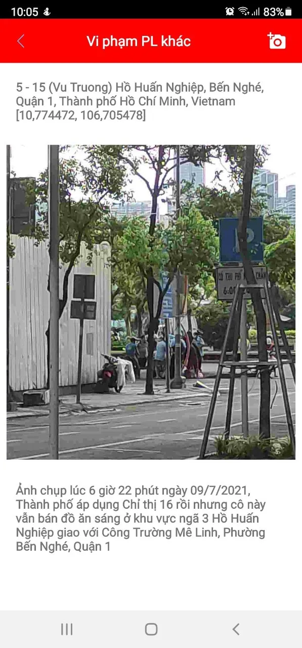 Người dân chụp hình gửi đến ứng dụng Help 114 để phản ánh tụ tập đông người... trong mùa dịch Covid-19 ảnh 1
