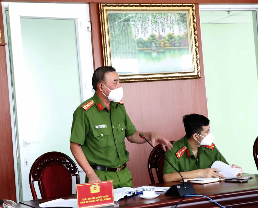 Bộ Công an kiểm tra công tác PCCC các khu cách ly, bệnh viện điều trị Covid-19 tại TPHCM ảnh 4