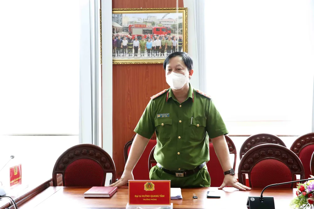 Bộ Công an kiểm tra công tác PCCC các khu cách ly, bệnh viện điều trị Covid-19 tại TPHCM ảnh 2