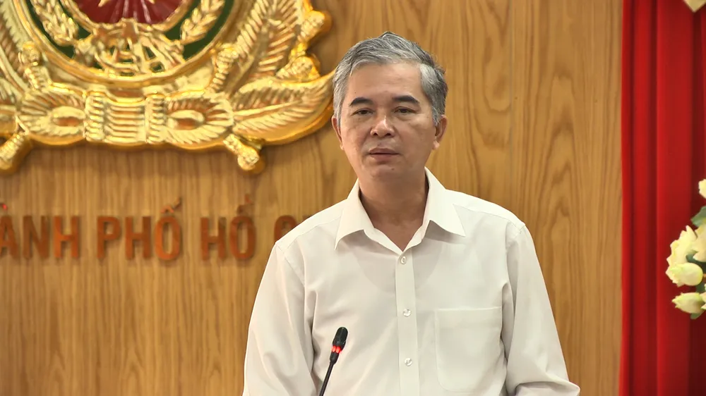 Thứ trưởng Bộ Công an Nguyễn Duy Ngọc làm việc với Công an TPHCM ảnh 2