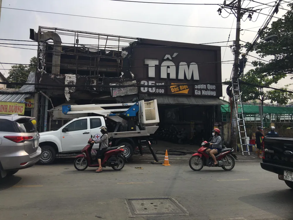 Cháy quán cơm Phúc Lộc Thọ ở TP Thủ Đức ảnh 5