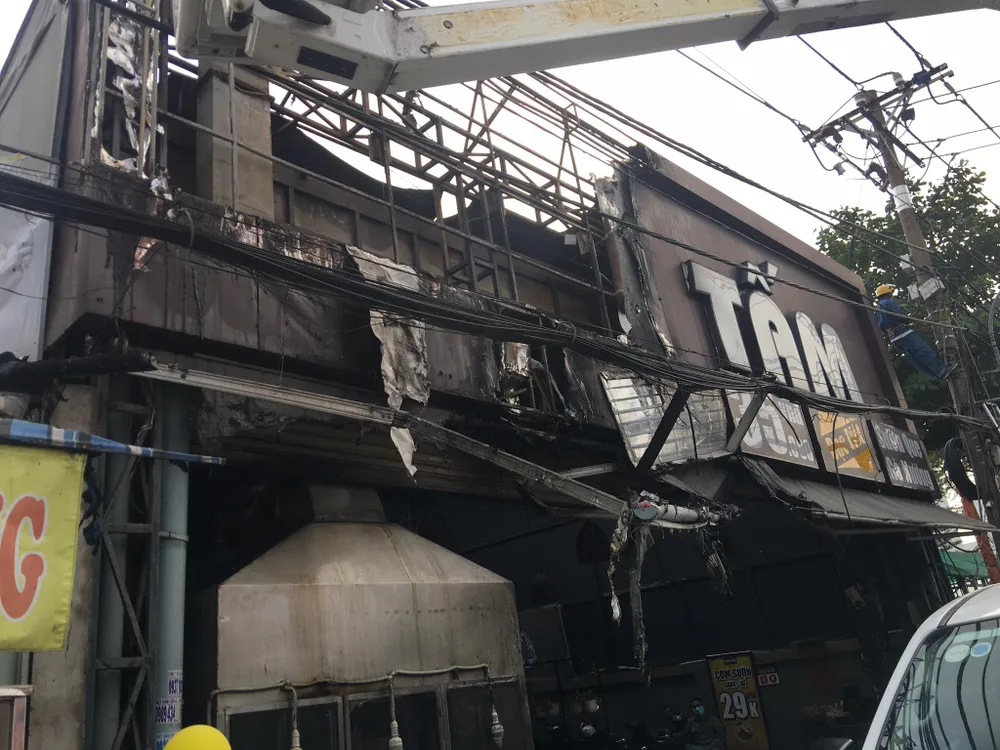 Cháy quán cơm Phúc Lộc Thọ ở TP Thủ Đức ảnh 3