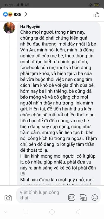 Gia đình bé gái 8 tuổi bị bạo hành dẫn tới tử vong lên tiếng về thông tin kêu gọi quyên góp ảnh 1