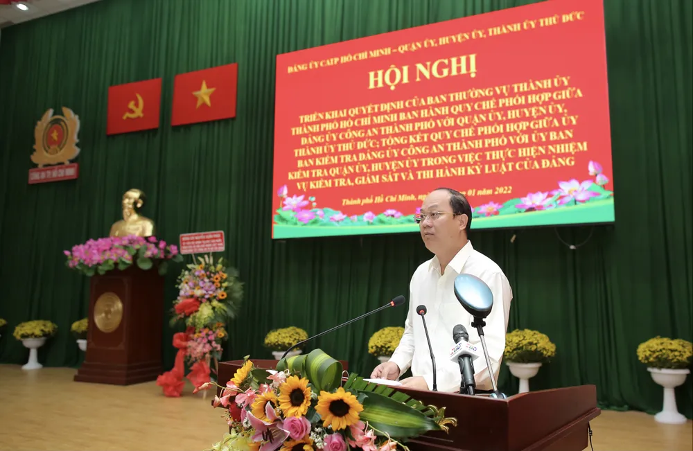 Công an TPHCM phối hợp công an địa phương kiểm tra, giám sát tổ chức đảng, đảng viên ảnh 3