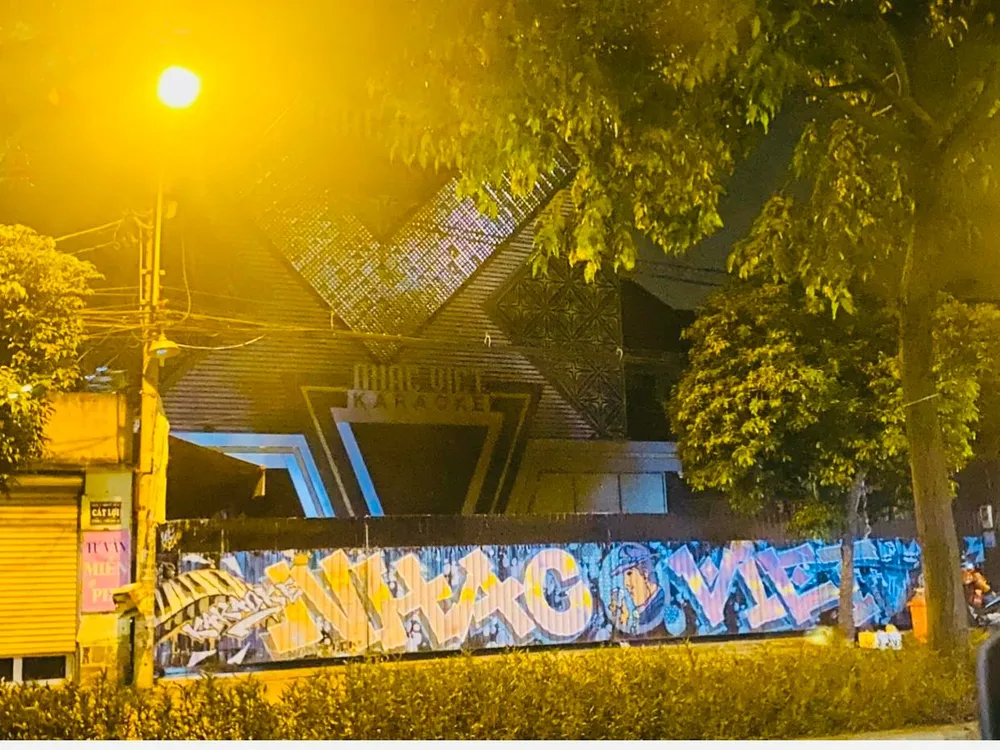 Quán karaoke Nhạc Việt, nơi xảy ra vụ án. Ảnh: C.T.