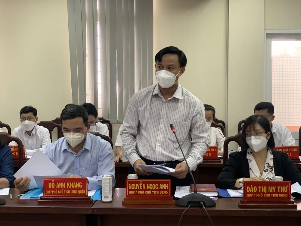 Đoàn công tác của UBND TPHCM làm việc với UBND quận Gò Vấp ảnh 2