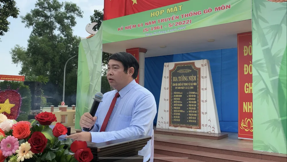 Kỷ niệm 61 năm Truyền thống cách mạng Gò Môn anh hùng ảnh 3