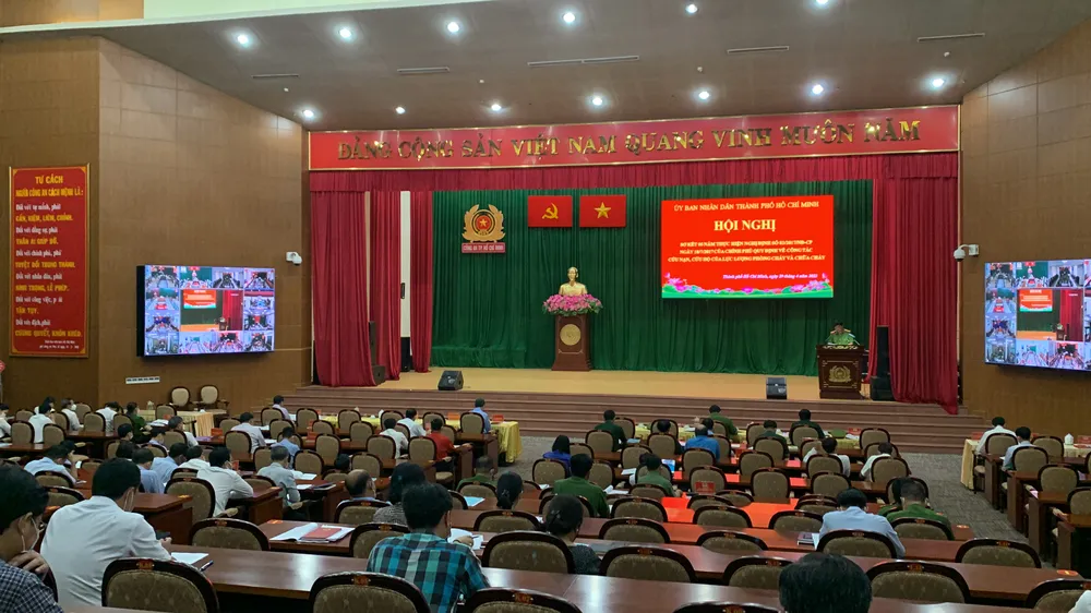 Công an TPHCM sơ kết 5 năm về công tác cứu nạn cứu hộ ảnh 2