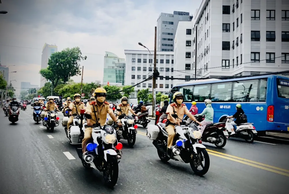 Công an TPHCM đảm bảo an ninh trật tự trong 4 ngày nghỉ lễ ảnh 1