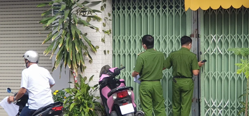 Công an có mặt tại hiện trường