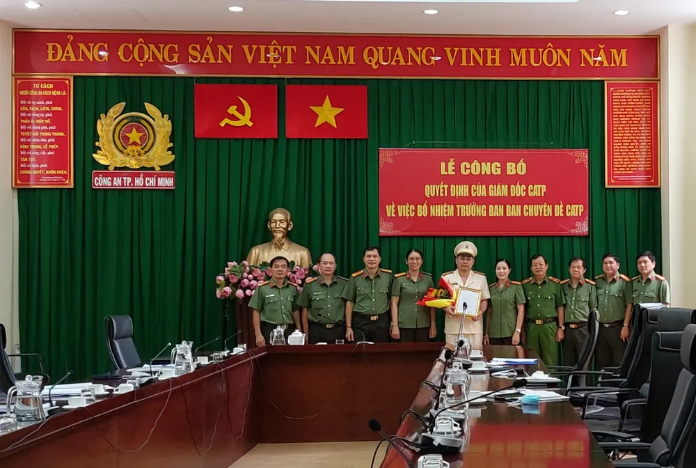 Đại tá Bùi Ngọc Giáp giữ chức Trưởng Ban Chuyên đề Công an TPHCM ảnh 1