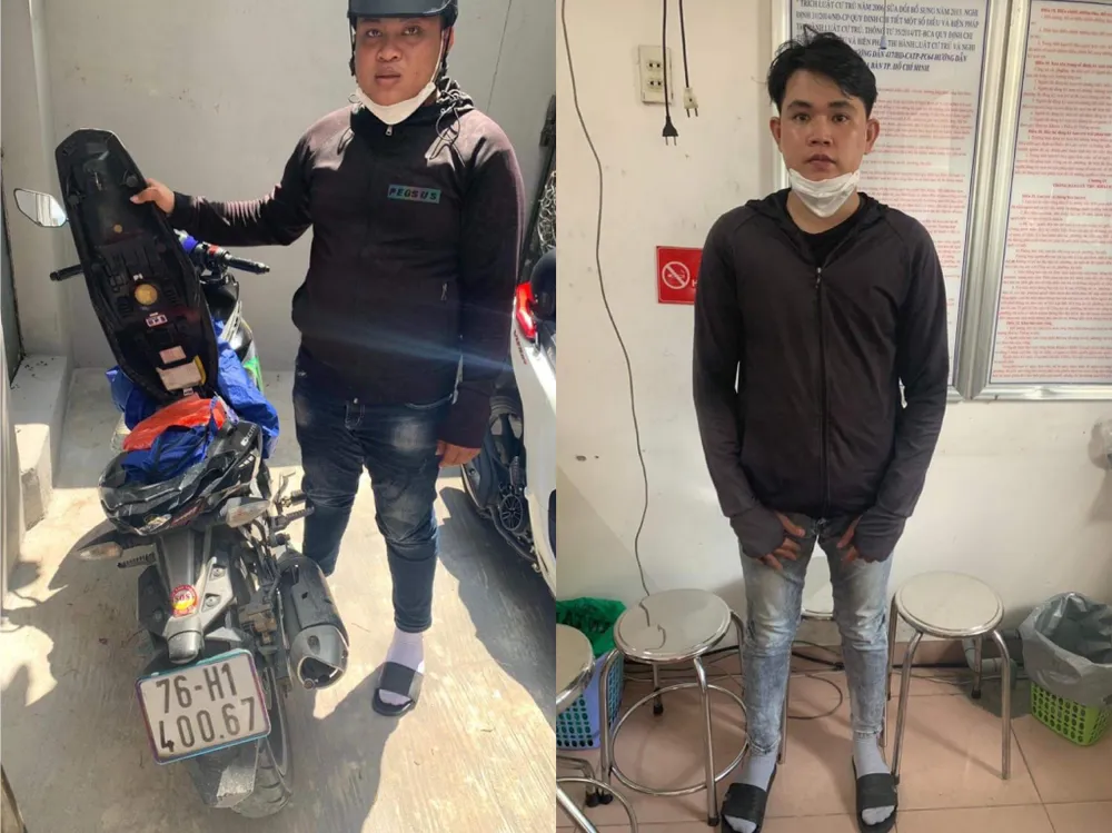 Tạm giữ hai nhân viên thu hồi nợ tạt mắm tôm vào nhà dân  ảnh 1