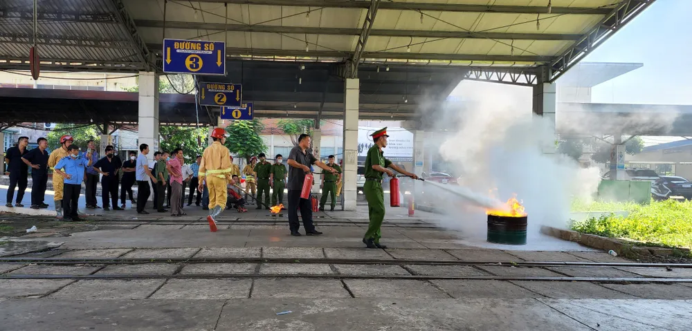  Ga Sài Gòn tuyên truyền, thực tập phương án PCCC&CNCH   ảnh 3
