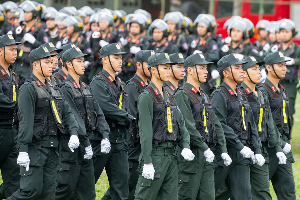 Ra mắt Trung đoàn Cảnh sát cơ động dự bị chiến đấu thuộc Công an TPHCM ảnh 9