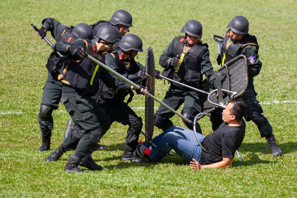 Ra mắt Trung đoàn Cảnh sát cơ động dự bị chiến đấu thuộc Công an TPHCM ảnh 25