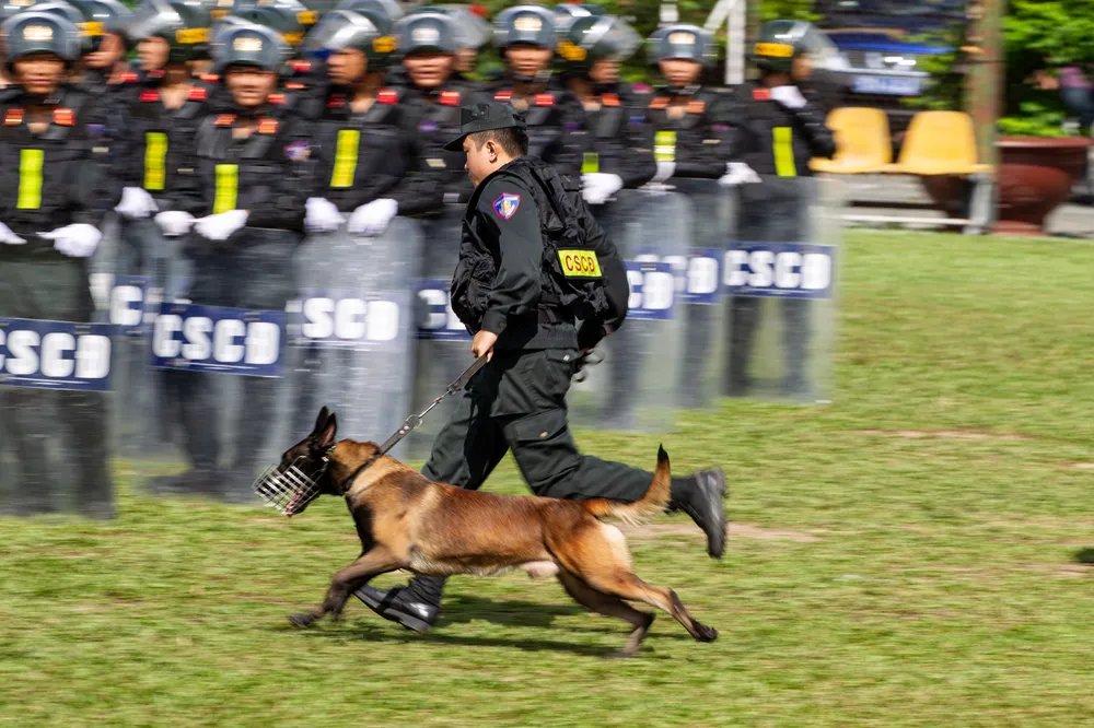 Ra mắt Trung đoàn Cảnh sát cơ động dự bị chiến đấu thuộc Công an TPHCM ảnh 15