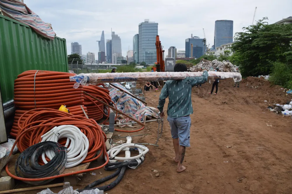 Bắt băng cướp dùng ghe đi trộm cắp trong công trường ở TPHCM ảnh 4