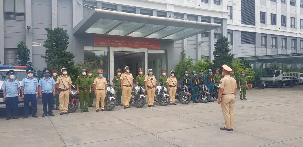 CSGT TPHCM triển khai bảo đảm trật tự, an toàn giao thông trong dịp lễ 2-9 ảnh 1