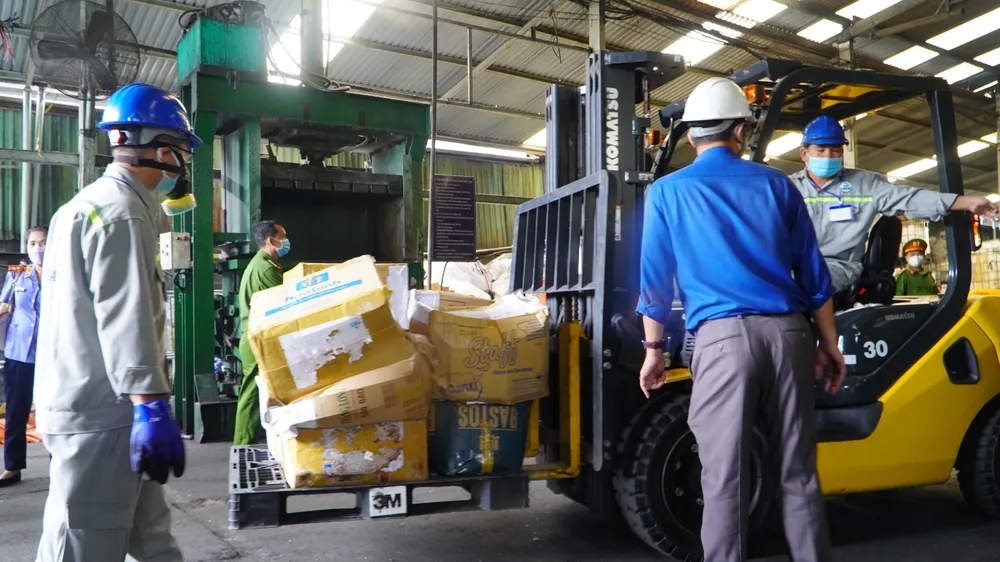 Cận cảnh tiêu hủy 1,5 tấn ma túy tang vật trong 50 vụ án ảnh 6