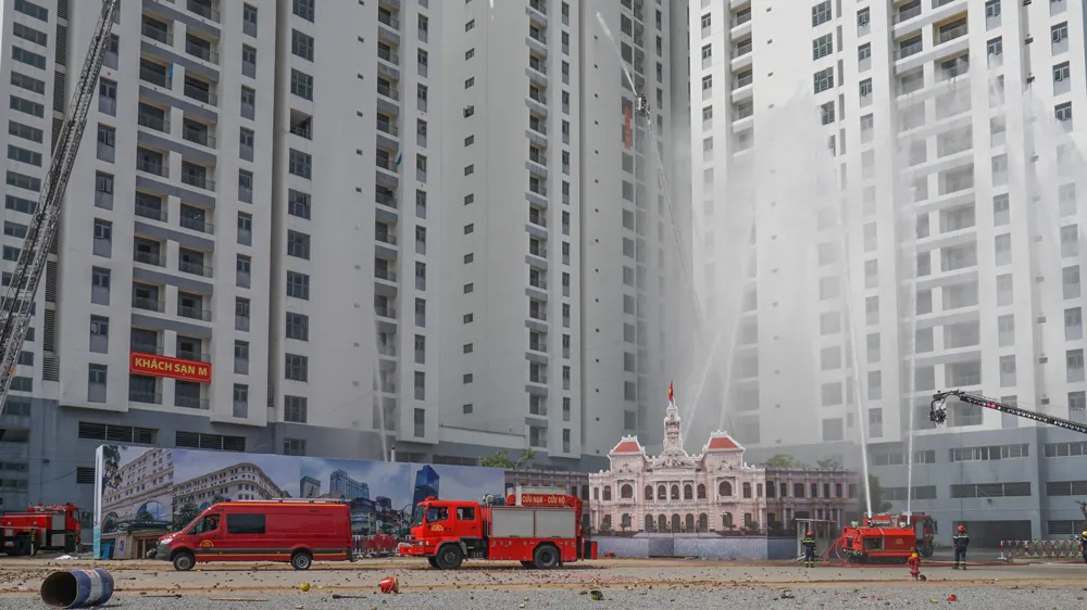 5.000 người diễn tập phòng chống khủng bố tại TPHCM ảnh 6