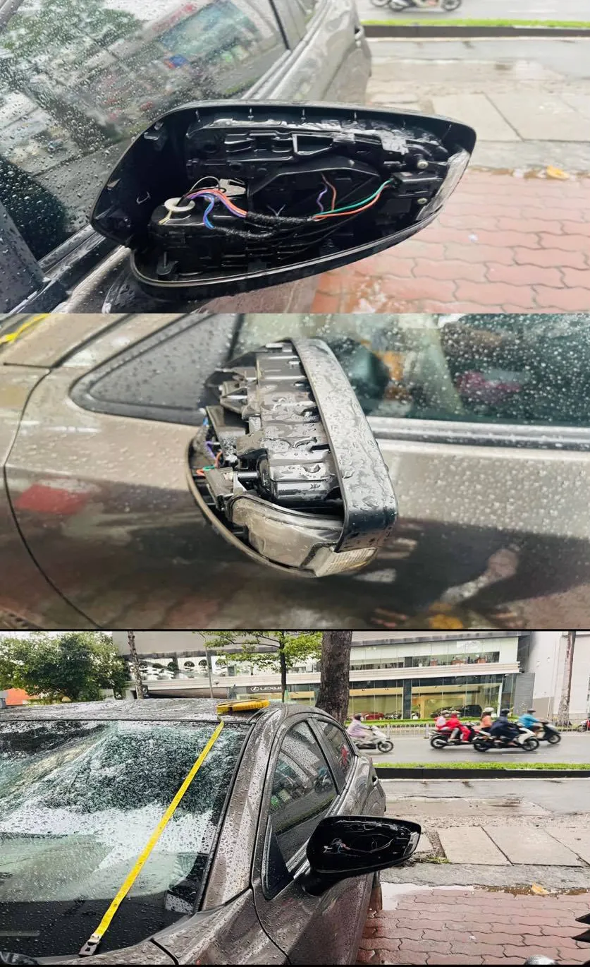 Thấy bạn gái ngồi trên ô tô người lạ, thanh niên đập phá xe ảnh 2