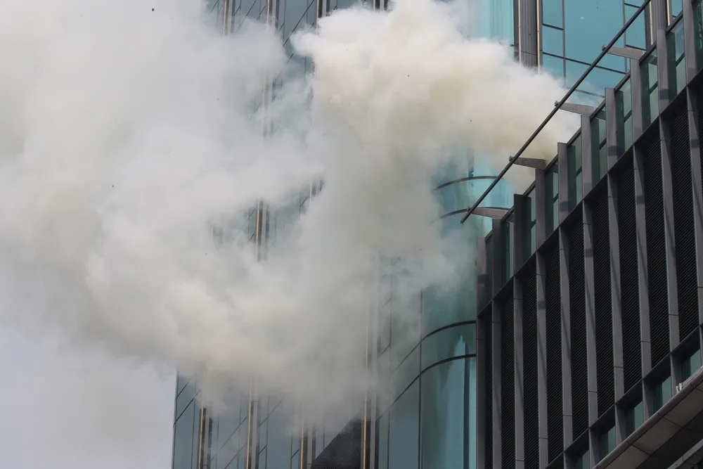 Hơn 500 người tham gia diễn tập chữa cháy ở tòa nhà Times Square ảnh 1