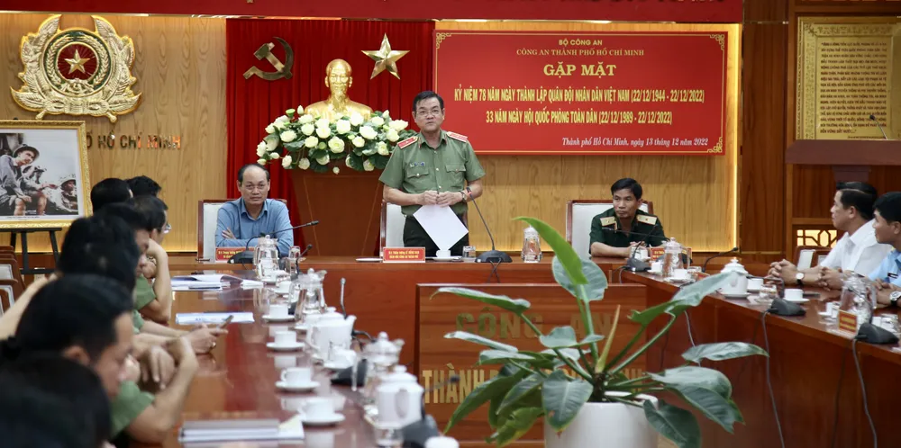 Duy trì phát triển mối quan hệ giữa quân đội – công an sâu sắc, chặt chẽ, toàn diện ở TPHCM ảnh 1