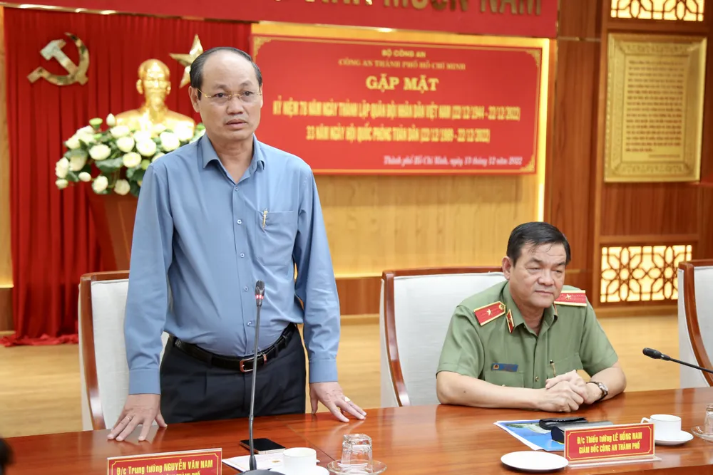 Duy trì phát triển mối quan hệ giữa quân đội – công an sâu sắc, chặt chẽ, toàn diện ở TPHCM ảnh 2