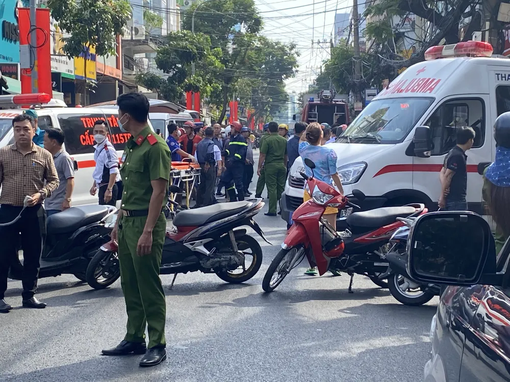 Công an phong tỏa hoàn toàn hiện trường