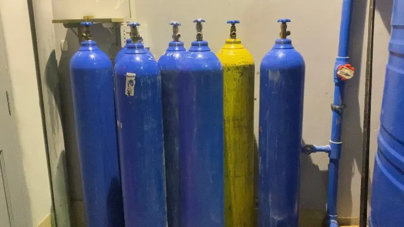 Bình khí cười thu giữ