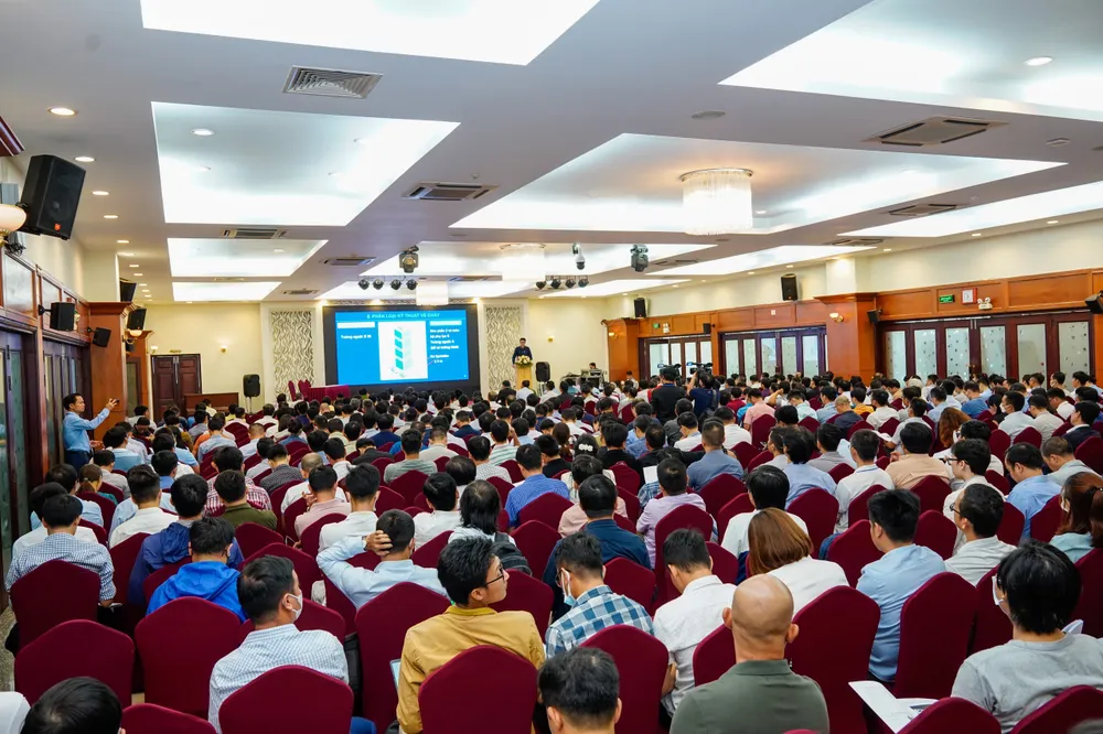 Hội thảo có 582 đại biểu đến từ hơn 500 doanh nghiệp, chủ đầu tư, cá nhân hoạt động trong lĩnh vực PCCC-CNCH ở miền Nam