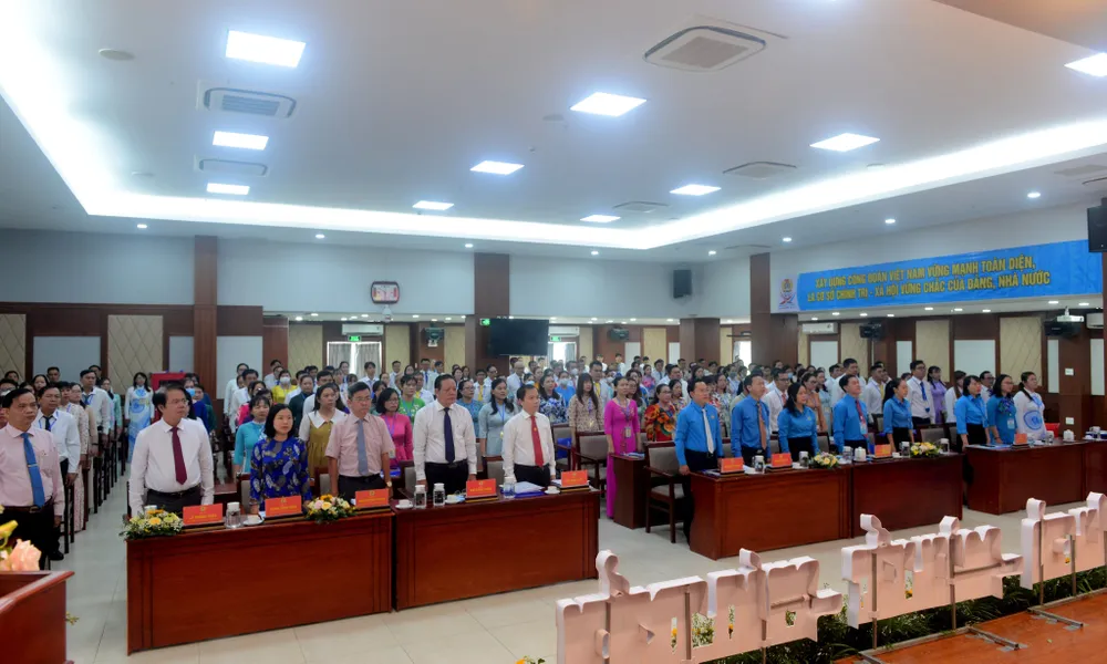 Các đại biểu tham dự Đại hội Công đoàn