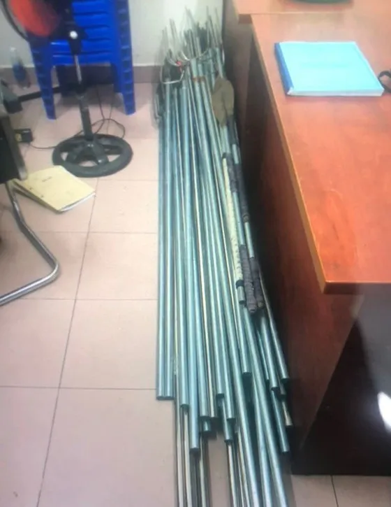 Hung khí bị thu giữ