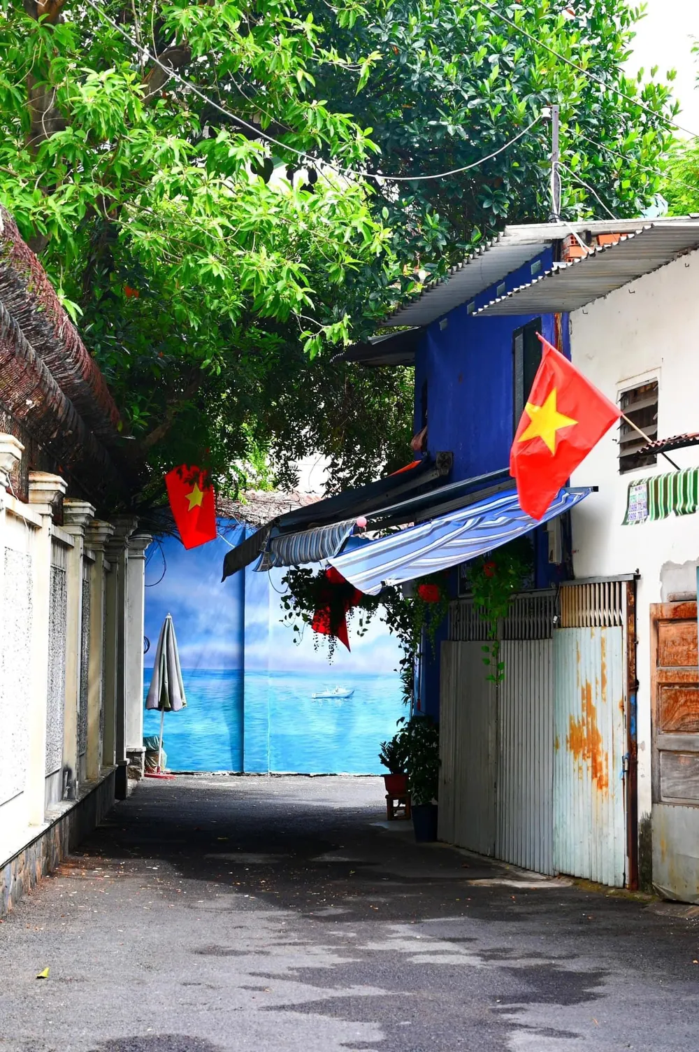 Rực cờ hoa chào mừng lễ Quốc Khánh 2-9 trong con hẻm "xanh - sạch - đẹp" ở quận 3