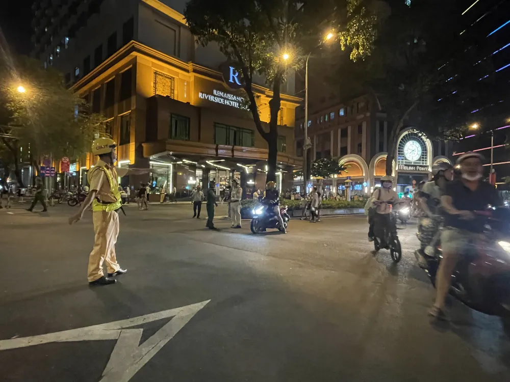 CSGT TPHCM điều tiết giao thông trong dịp lễ Quốc khánh 2-9