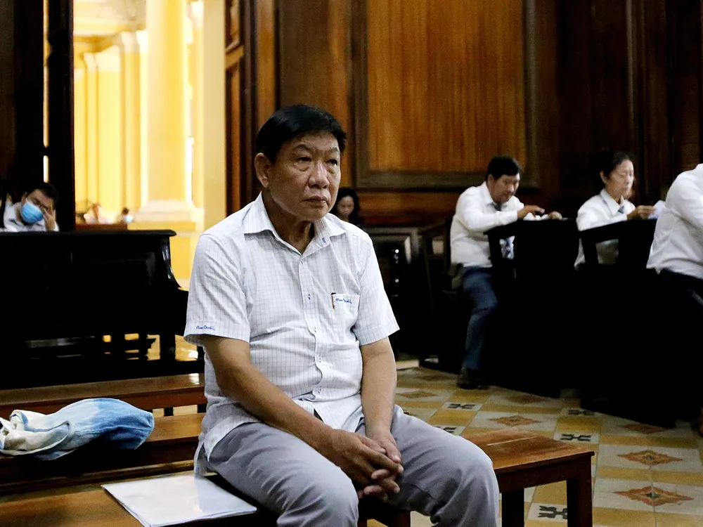 Bị cáo Phan Minh Tân (cựu Giám đốc Sở KH-CN TPHCM) tại tòa