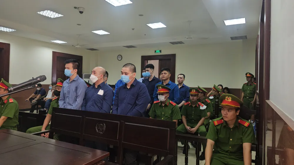 Các bị cáo tại tòa Các bị cáo tại tòa