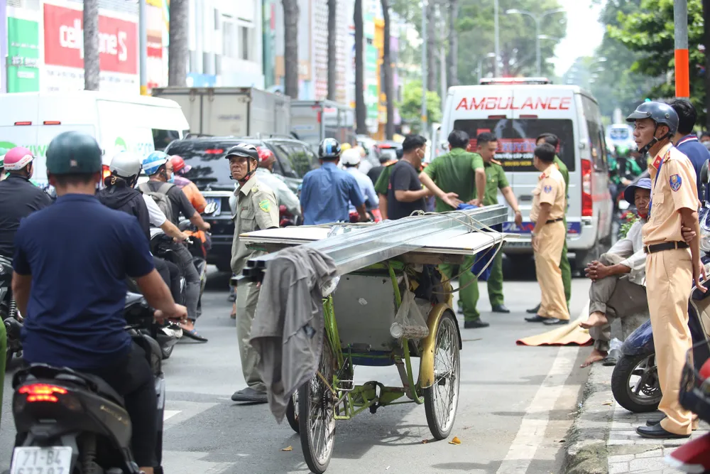 Công an có mặt tại hiện trường