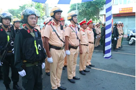 Các đơn vị tại buổi lễ