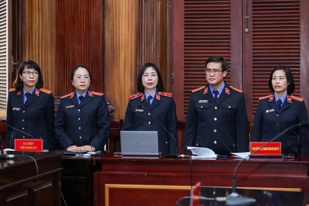 Đại diện Viện KSND TPHCM tại phiên tòa