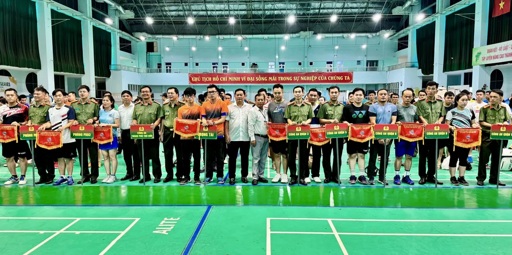 Công an TPHCM tổ chức giải vô địch cầu lông của lực lượng năm 2024