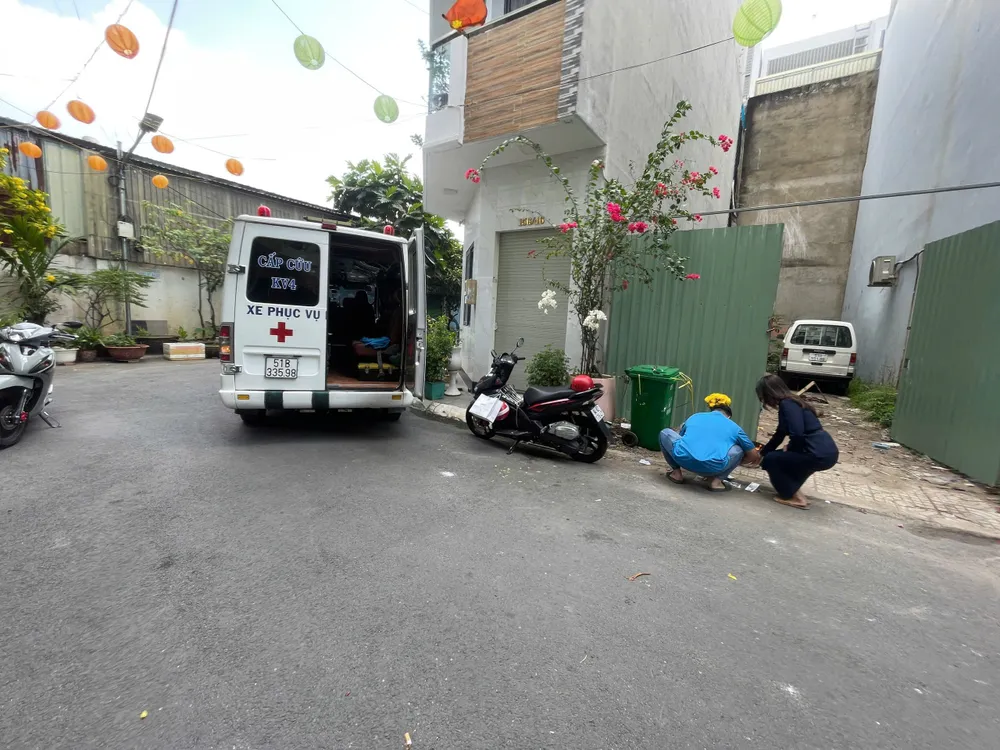 Bãi đất trống nơi phát hiện thi thể trẻ sơ sinh