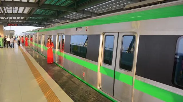 Bắt đầu vận hành thử đoàn tàu đường sắt đô thị Cát Linh- Hà Đông ảnh 1